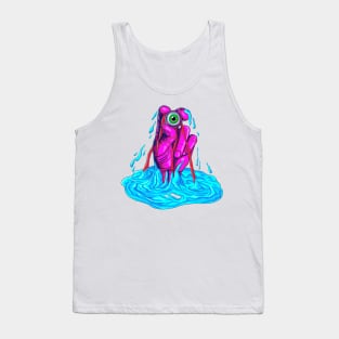 Horror. Fantasy. Hand with an eye. Tank Top